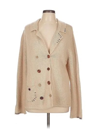 Pre-owned Jjill Cardigan Sweater In Brown