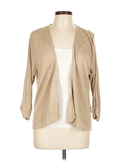 Pre-owned Jjill Cardigan Sweater In Brown