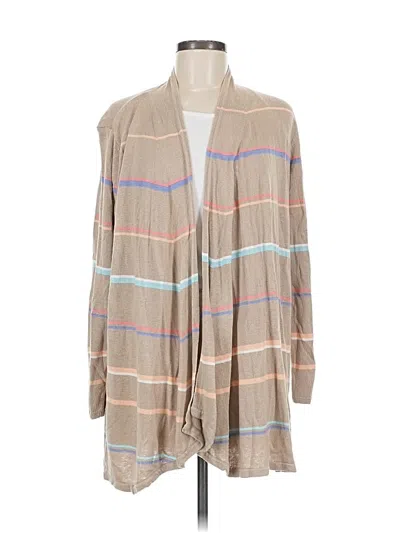 Pre-owned Jjill Cardigan Sweater In Brown