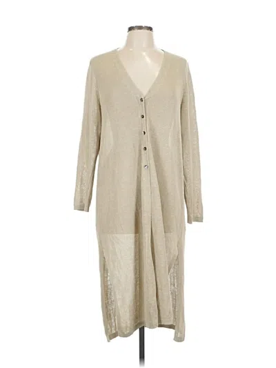 Pre-owned Jjill Cardigan Sweater In Brown