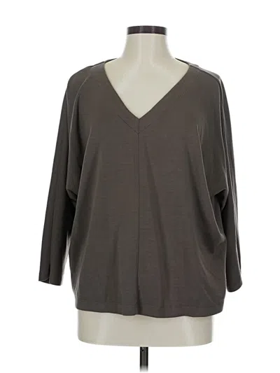 Pre-owned Jjill Cardigan Sweater In Brown