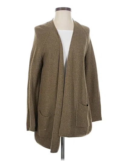 Pre-owned Jjill Cardigan Sweater In Brown