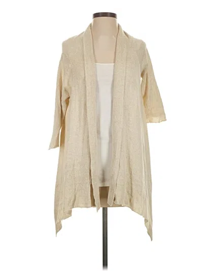 Pre-owned Jjill Cardigan Sweater In Brown