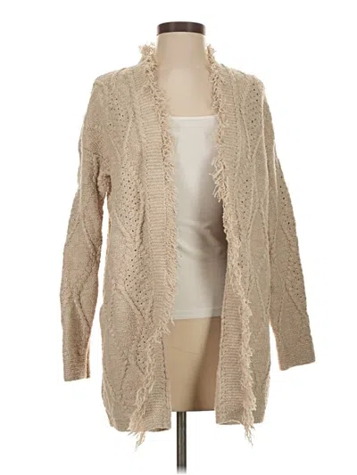 Pre-owned Jjill Cardigan Sweater In Brown