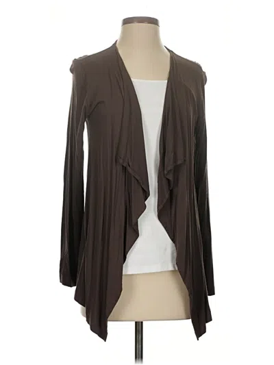 Pre-owned Jjill Cardigan Sweater In Brown