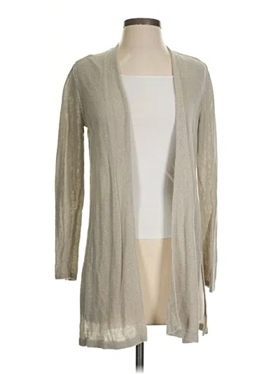 Pre-owned Jjill Cardigan Sweater In Brown