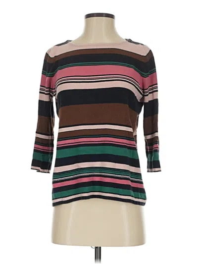 Pre-owned Jjill Cardigan Sweater In Brown