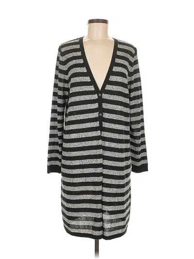 Pre-owned Jjill Cardigan Sweater In Gray