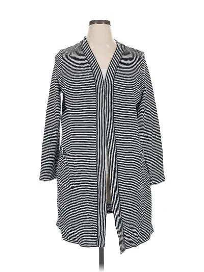 Pre-owned Jjill Cardigan Sweater In Gray