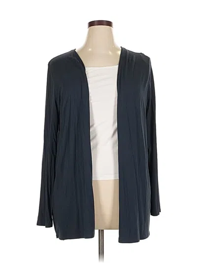 Pre-owned Jjill Cardigan Sweater In Gray