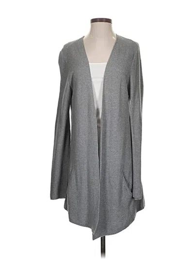 Pre-owned Jjill Cardigan Sweater In Gray