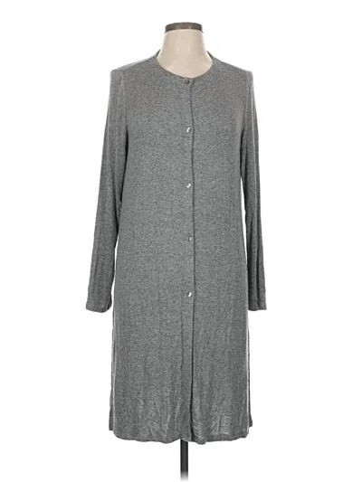 Pre-owned Jjill Cardigan Sweater In Gray
