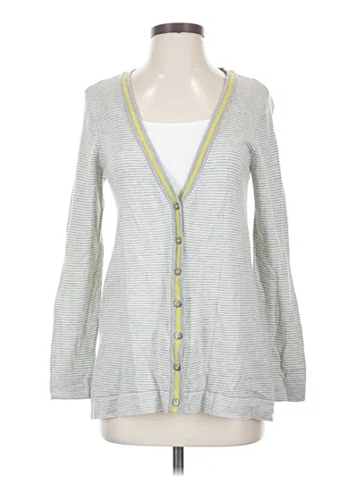 Pre-owned Jjill Cardigan Sweater In Gray