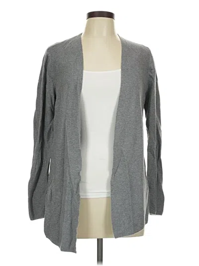 Pre-owned Jjill Cardigan Sweater In Gray