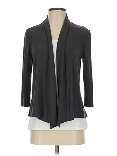 Pre-owned Jjill Cardigan Sweater In Gray