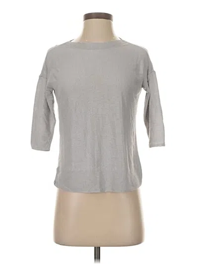 Pre-owned Jjill Cardigan Sweater In Gray