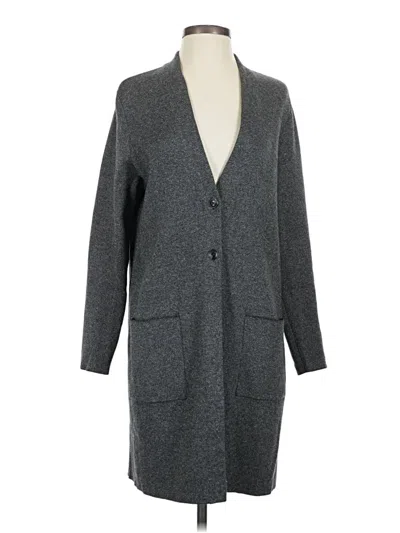 Pre-owned Jjill Cardigan Sweater In Gray