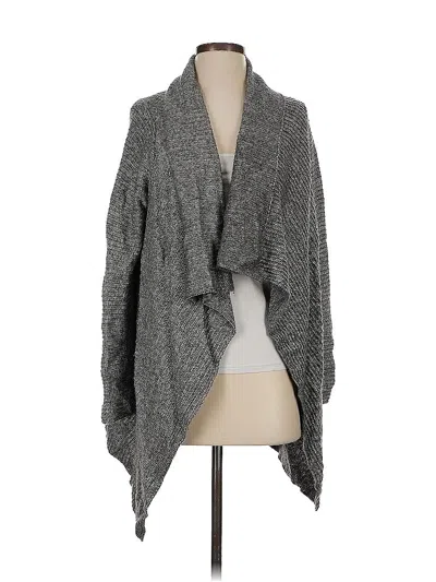 Pre-owned Jjill Cardigan Sweater In Gray
