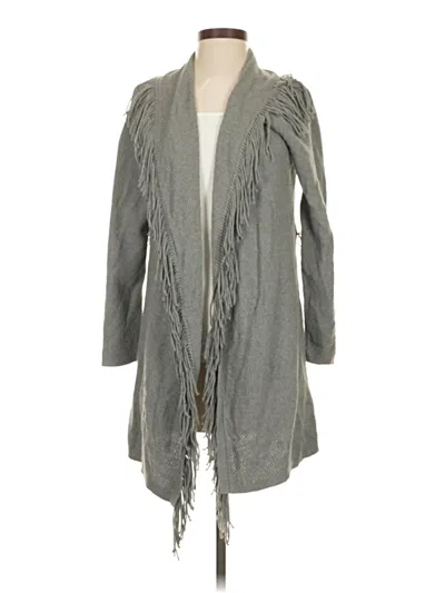 Pre-owned Jjill Cardigan Sweater In Gray