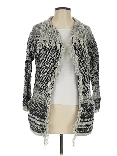 Pre-owned Jjill Cardigan Sweater In Gray