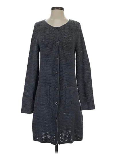 Pre-owned Jjill Cardigan Sweater In Gray