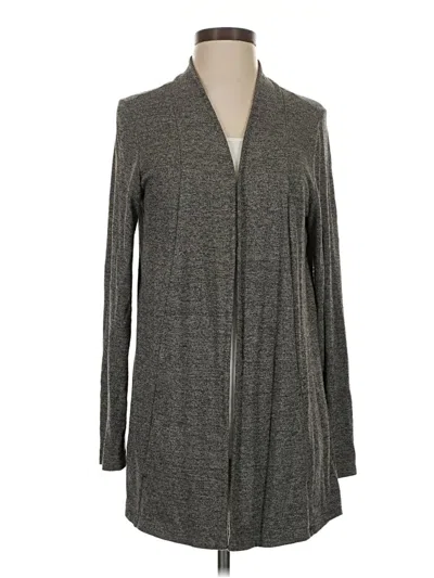 Pre-owned Jjill Cardigan Sweater In Gray
