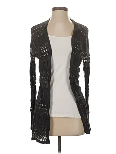 Pre-owned Jjill Cardigan Sweater In Gray