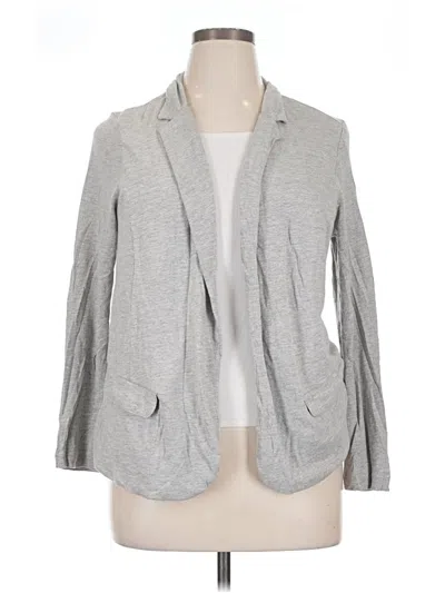 Pre-owned Jjill Cardigan Sweater In Gray