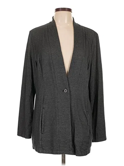 Pre-owned Jjill Cardigan Sweater In Gray