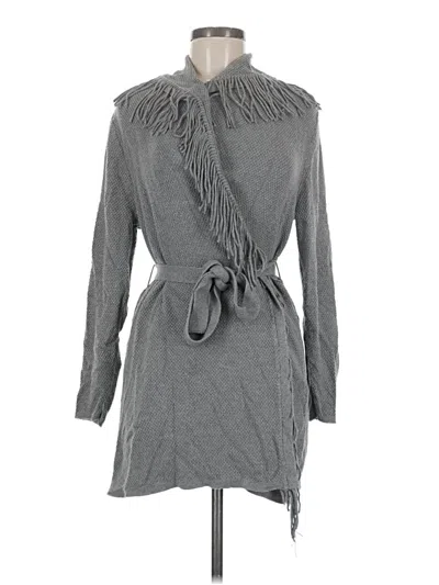 Pre-owned Jjill Cardigan Sweater In Gray