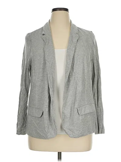 Pre-owned Jjill Cardigan Sweater In Gray