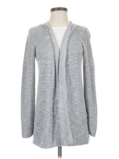 Pre-owned Jjill Cardigan Sweater In Gray