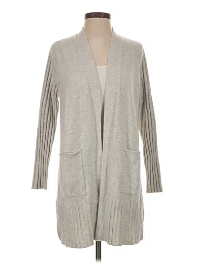 Pre-owned Jjill Cardigan Sweater In Gray