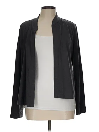 Pre-owned Jjill Cardigan Sweater In Gray
