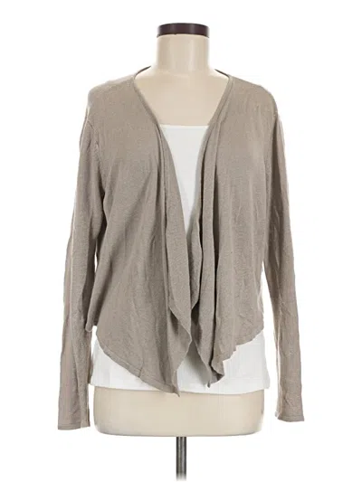 Pre-owned Jjill Cardigan Sweater In Gray