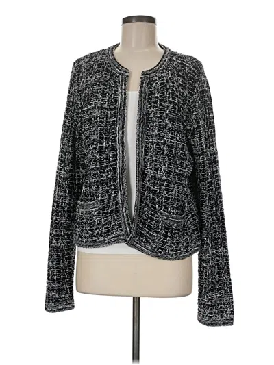 Pre-owned Jjill Cardigan Sweater In Gray