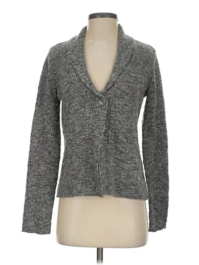 Pre-owned Jjill Cardigan Sweater In Gray