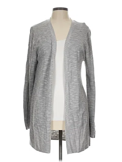 Pre-owned Jjill Cardigan Sweater In Gray