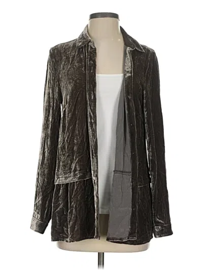Pre-owned Jjill Cardigan Sweater In Gray