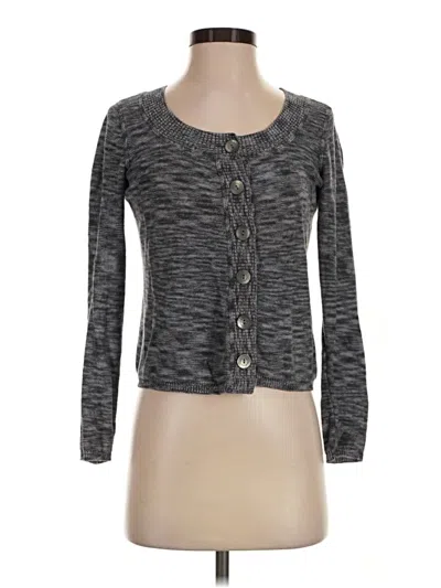 Pre-owned Jjill Cardigan Sweater In Gray