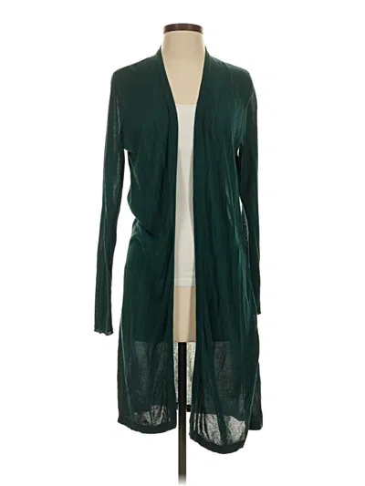 Pre-owned Jjill Cardigan Sweater In Green