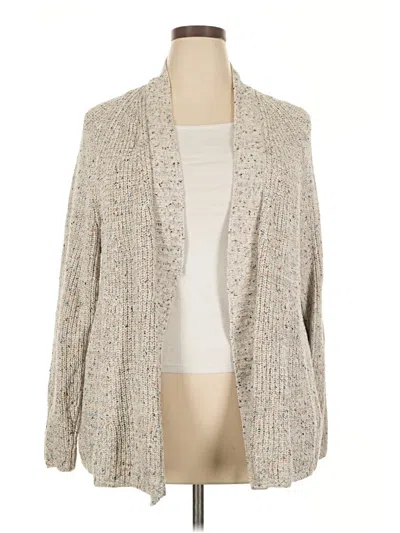 Pre-owned Jjill Cardigan Sweater In Ivory