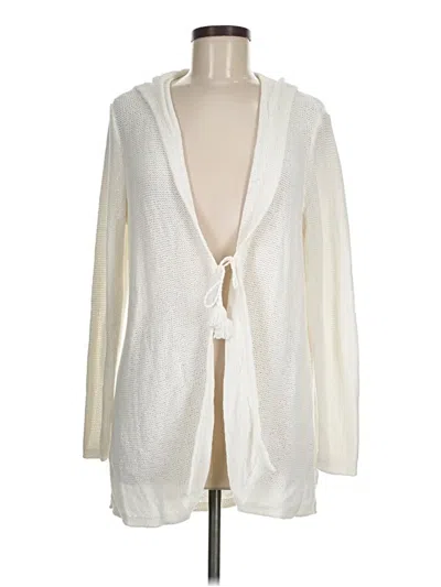 Pre-owned Jjill Cardigan Sweater In Ivory