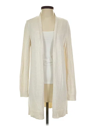 Pre-owned Jjill Cardigan Sweater In Ivory