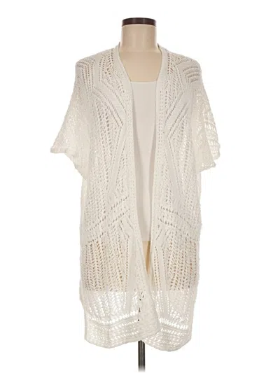 Pre-owned Jjill Cardigan Sweater In Ivory