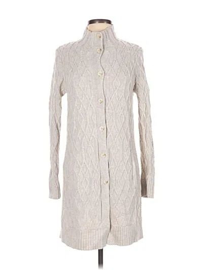 Pre-owned Jjill Cardigan Sweater In Ivory