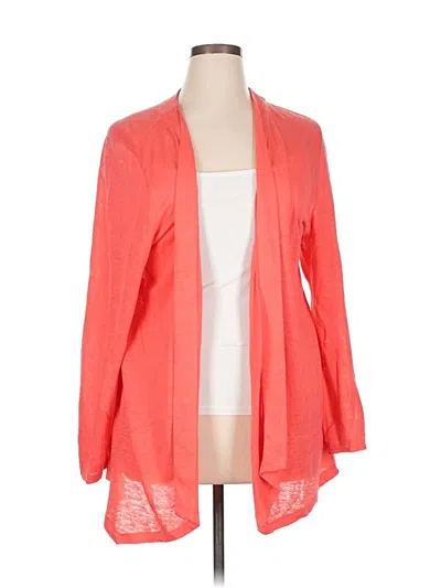 Pre-owned Jjill Cardigan Sweater In Orange