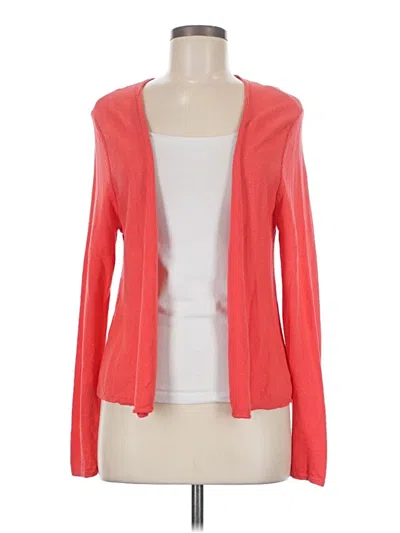 Pre-owned Jjill Cardigan Sweater In Orange