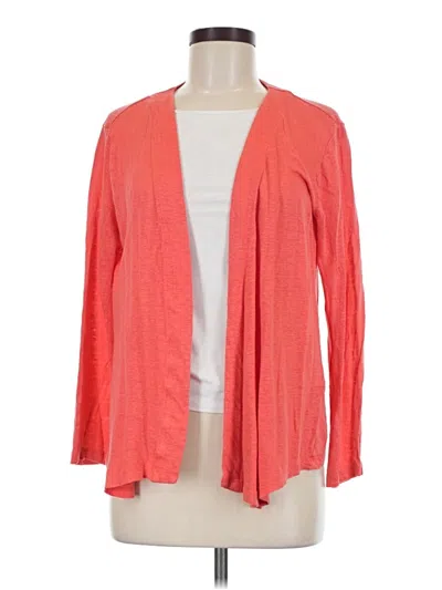 Pre-owned Jjill Cardigan Sweater In Orange