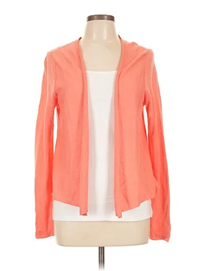 Pre-owned Jjill Cardigan Sweater In Orange
